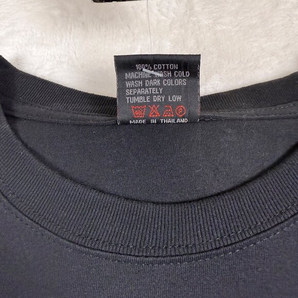 Y2K Caballo Pitbull Dog Graphic T Shirt‎ Men's Small Glow in the Dark Streetwear - Picture 3 of 6